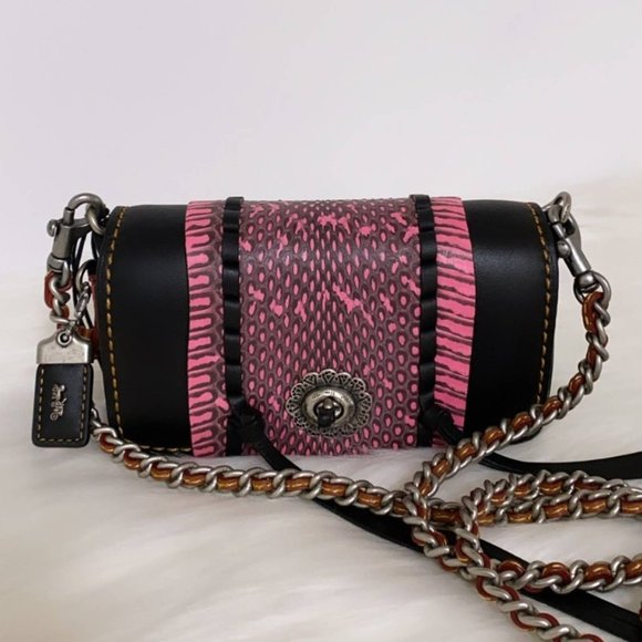 Coach Handbags - New  Coach Dinkier With Whipstitch Snakeskin